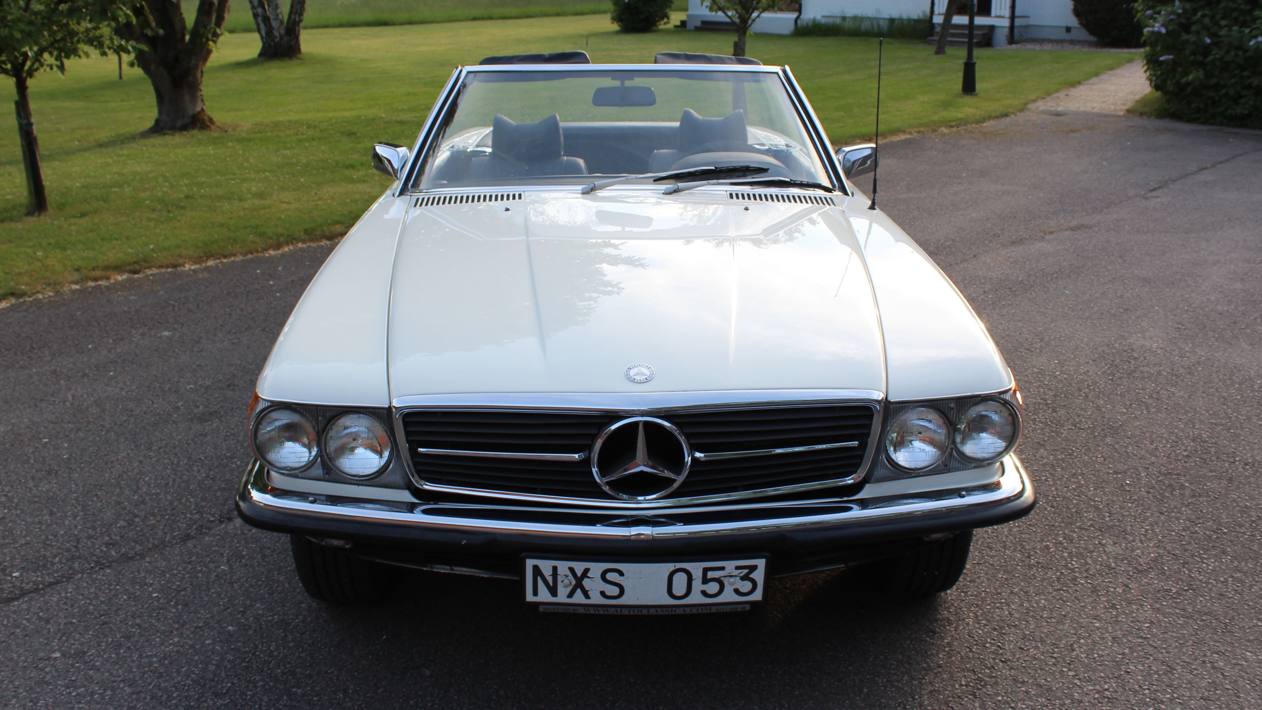 mercedes 350 sl fram